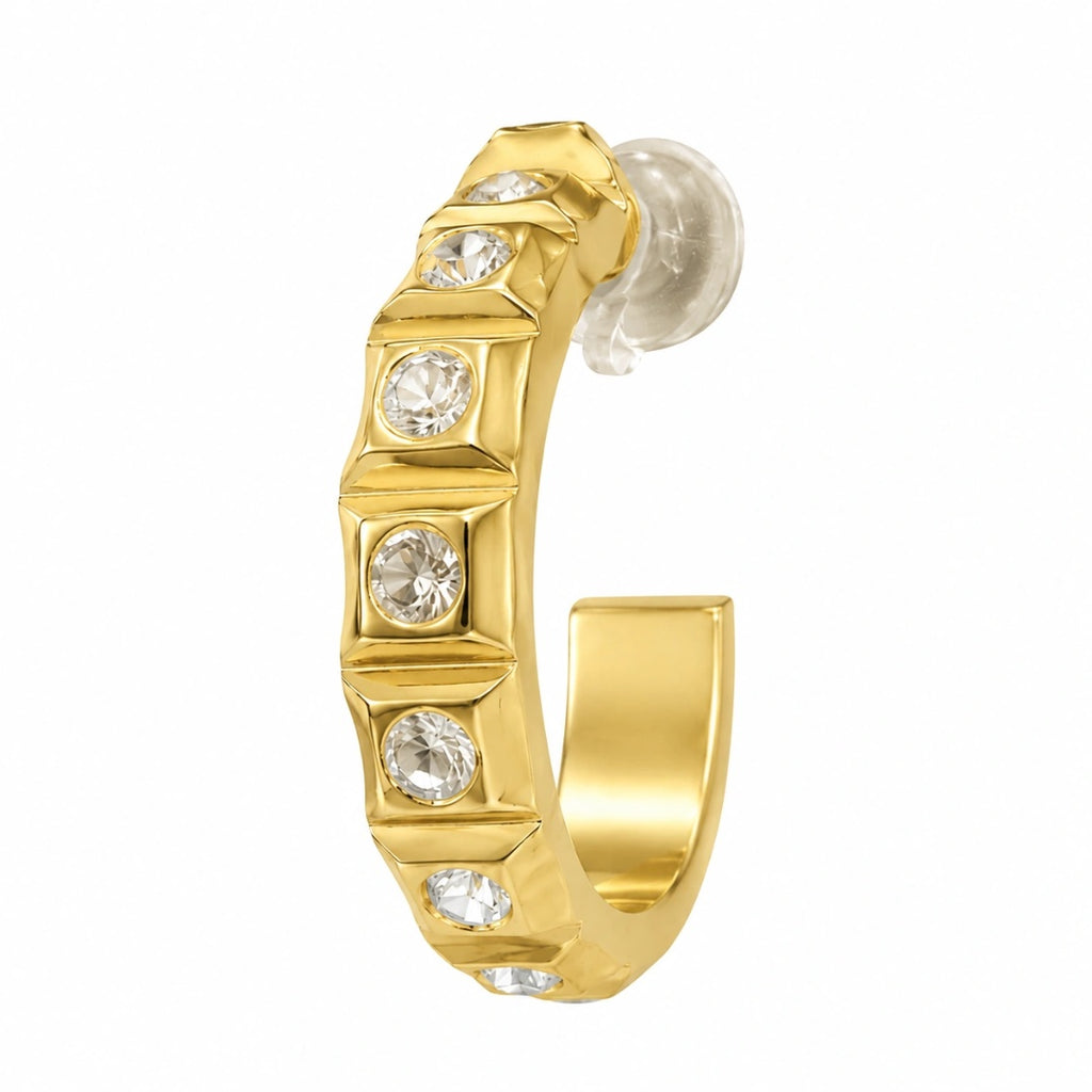 Royal Shine Hoop Earrings