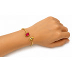 Ruby Glow Cuff