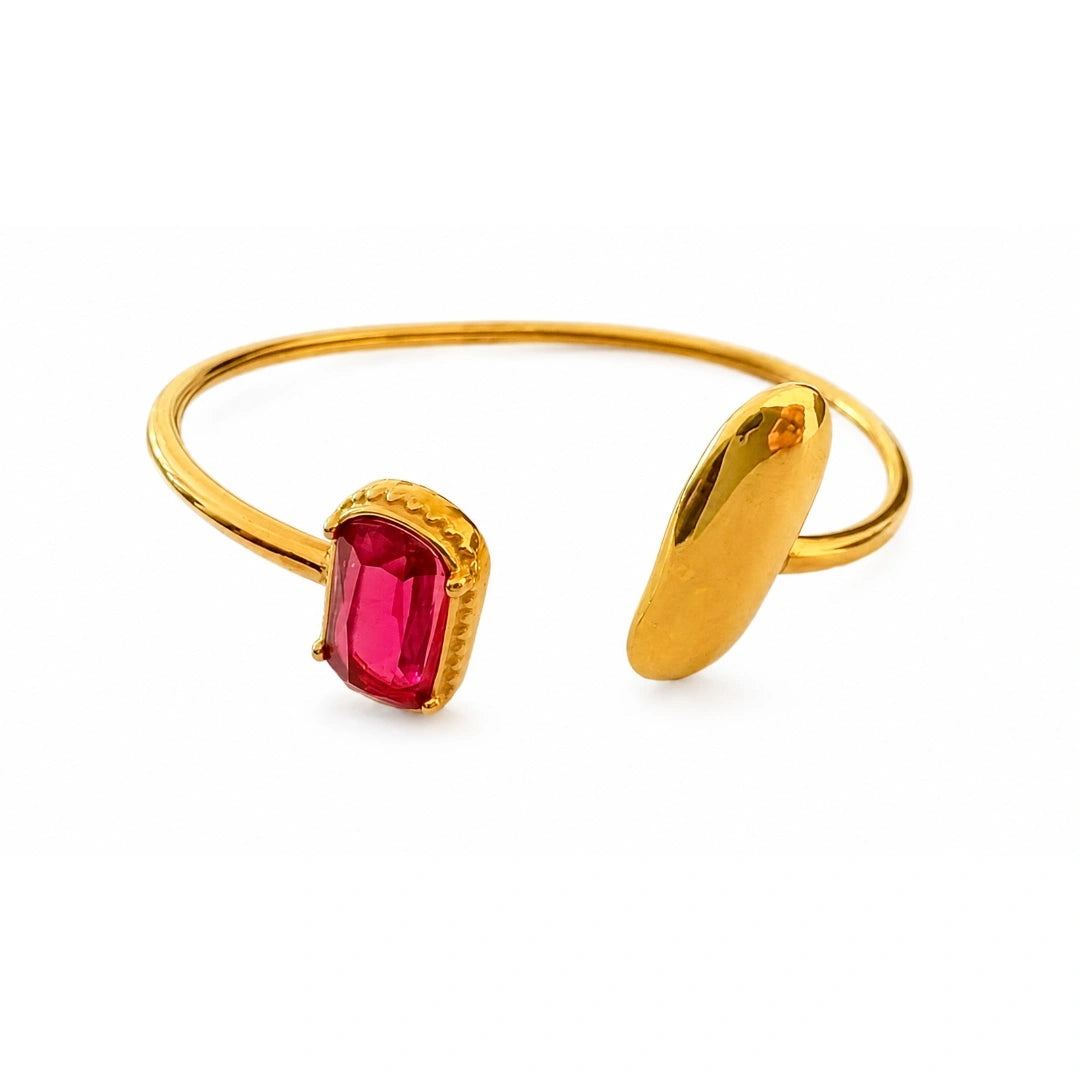 Ruby Glow Cuff