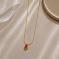 Ruby Rose Necklace