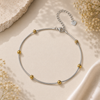 Silver Aura Anklet