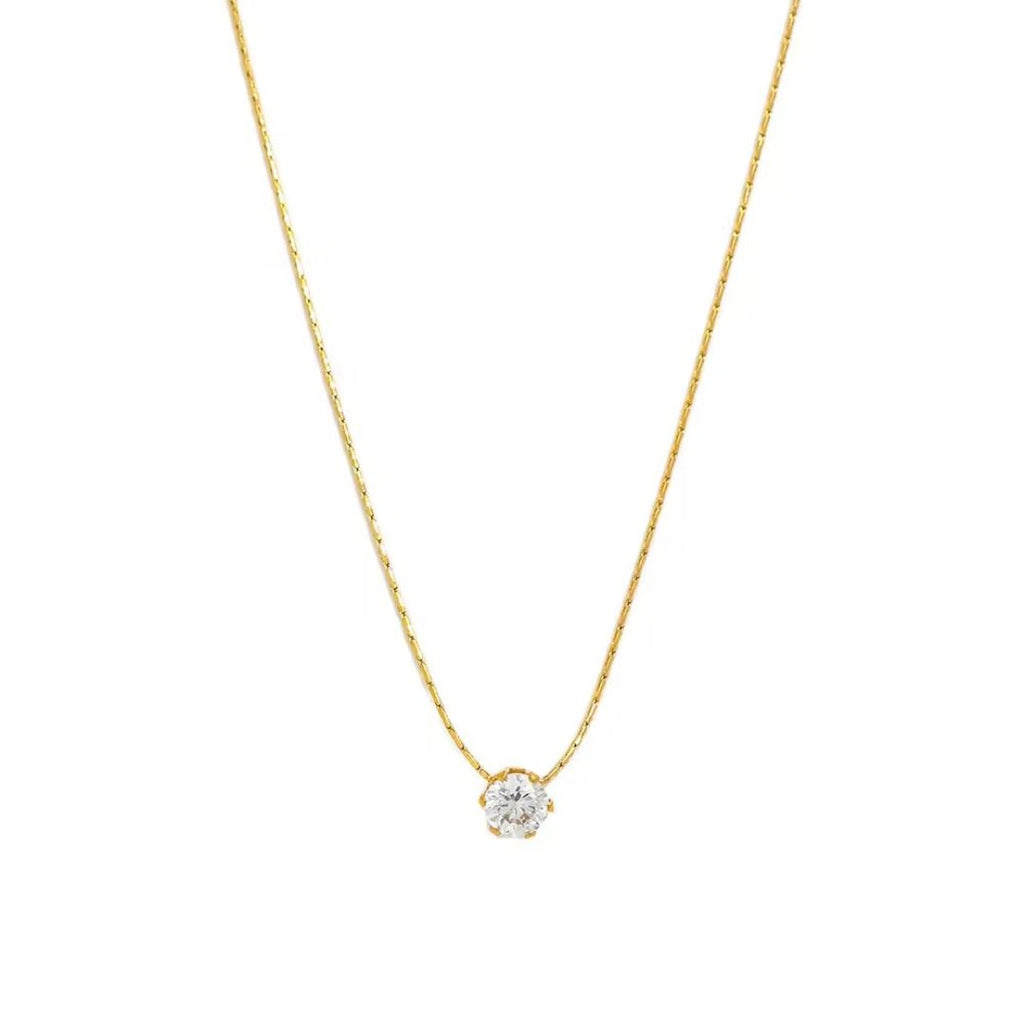 Solitaire Diamond Necklace