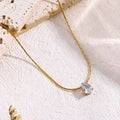 Solitaire Drop necklace