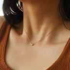 Solitaire Heart Necklace
