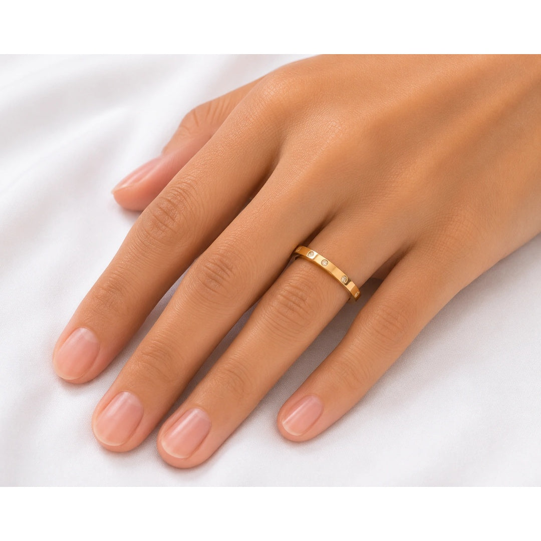 Solstice Gold Ring