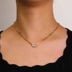 Twin Spark Necklace