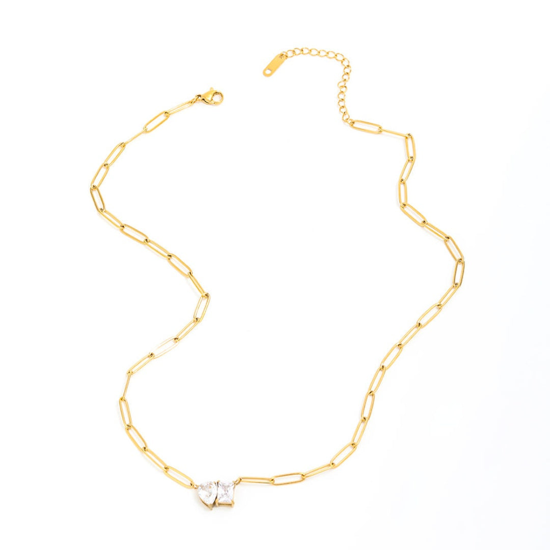 Twin Spark Necklace