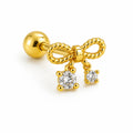Twinkle Bow Stud