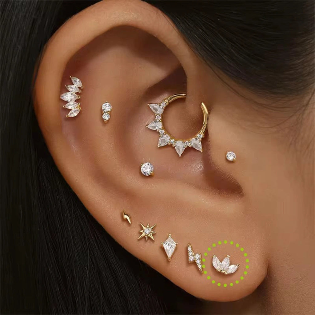 3 Petal Stud