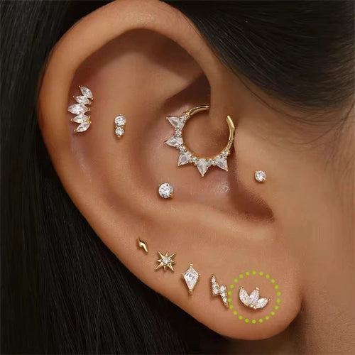 3 Petal Stud